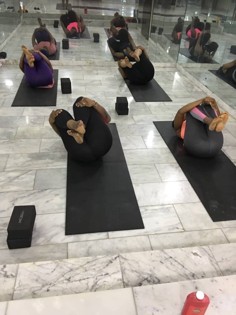 Rhythm N Flow yoga flexibility training — graceful stretch session